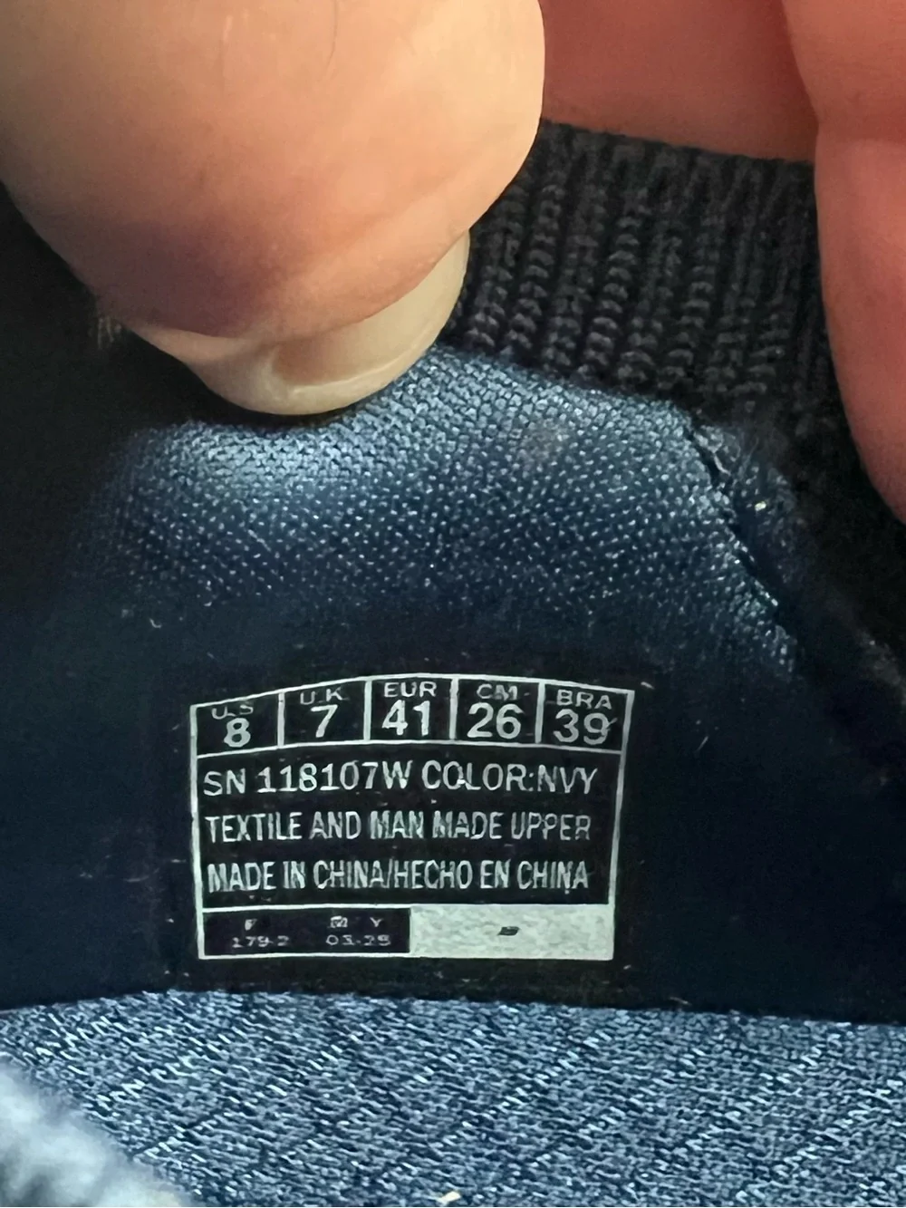 Skechers BOBS Sport B Flex Frigid Edge Navy Men's Size 8 Wide Fit 118107W NIB
